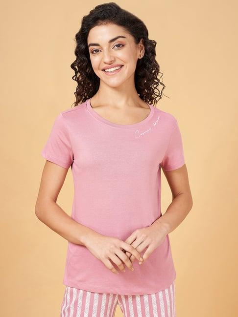 dreamz by pantaloons pink cotton t-shirt