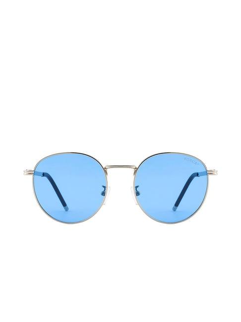 forca by lifestyle blue round sunglasses for men