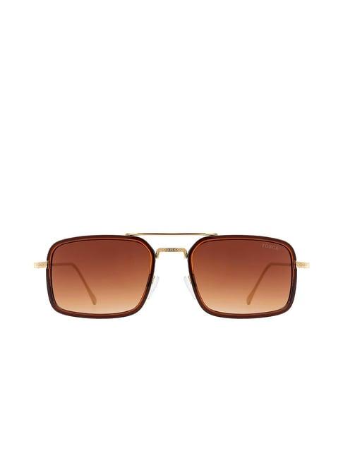 forca by lifestyle brown square sunglasses for men