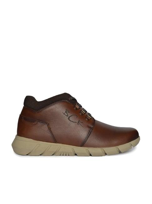 buckaroo men's kesten tan derby boots