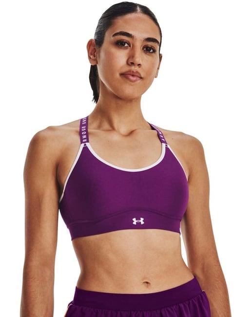 under armour purple sports bra