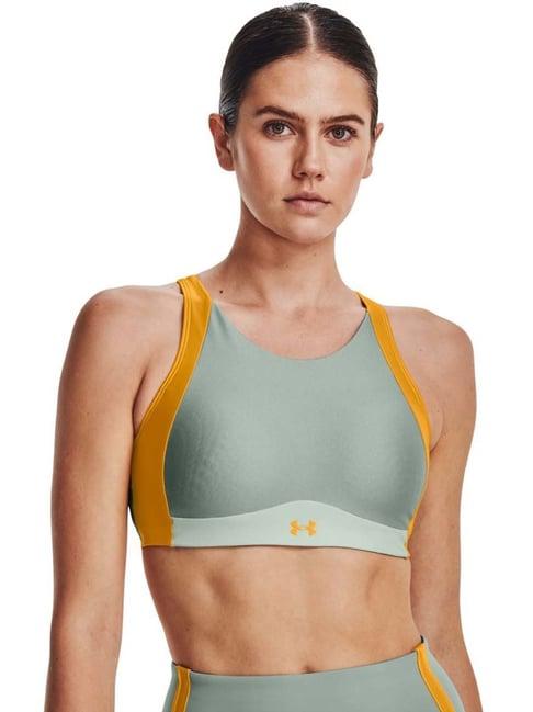 under armour green sports bra