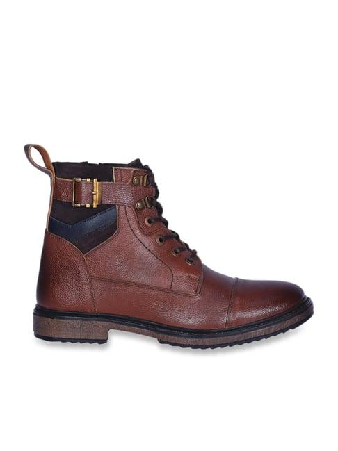 allen cooper men's brown casual boots