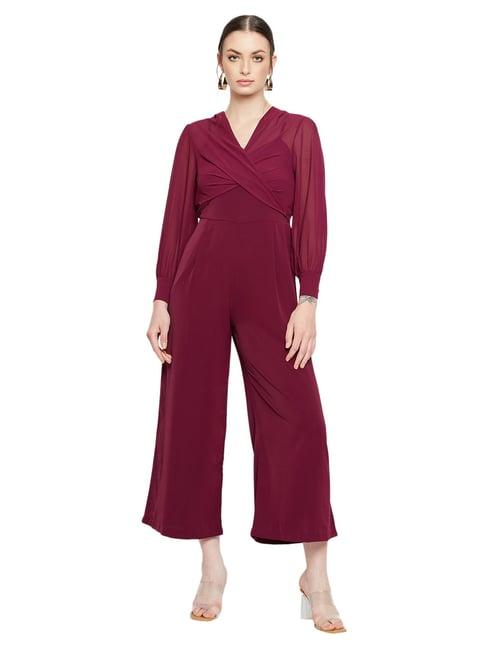 madame wine midi jumpsuit