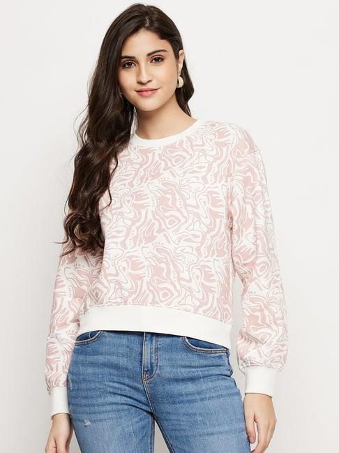 madame pink printed sweatshirt