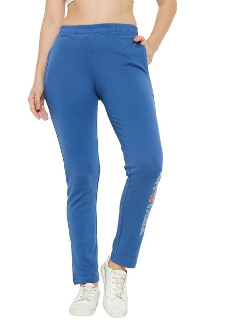 madame m secret blue regular fit trackpants