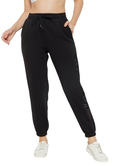 madame m secret black regular fit trackpants