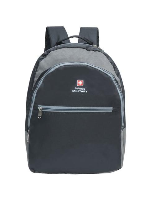 swiss military 22 ltrs black small laptop backpack