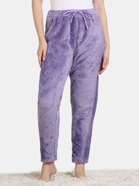 zivame purple plain pyjamas