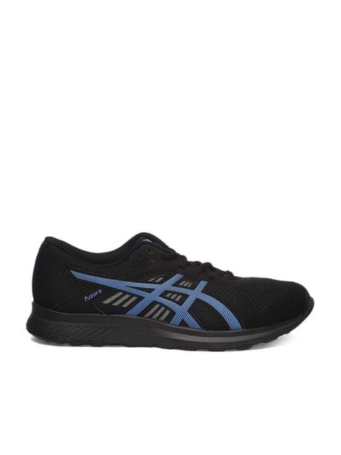 asics men's fuzor b black casual sneakers