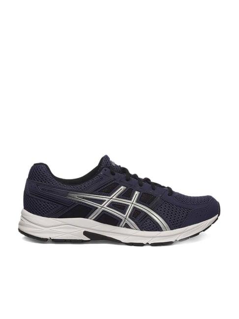 asics men's gel-contend 4b+ indigo blue running shoes