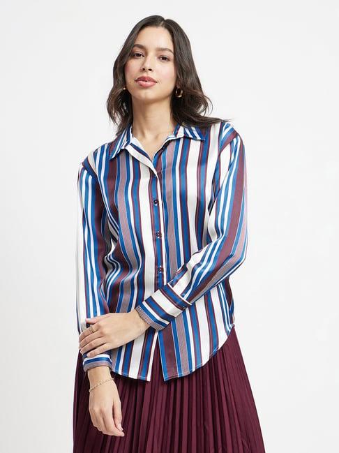 fablestreet multicolor striped shirt