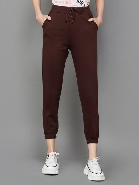 ginger by lifestyle brown high rise pants