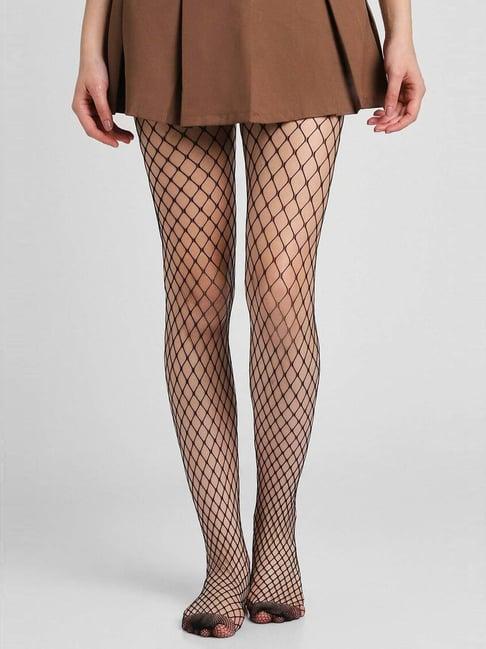 forever 21 black regular fit stockings