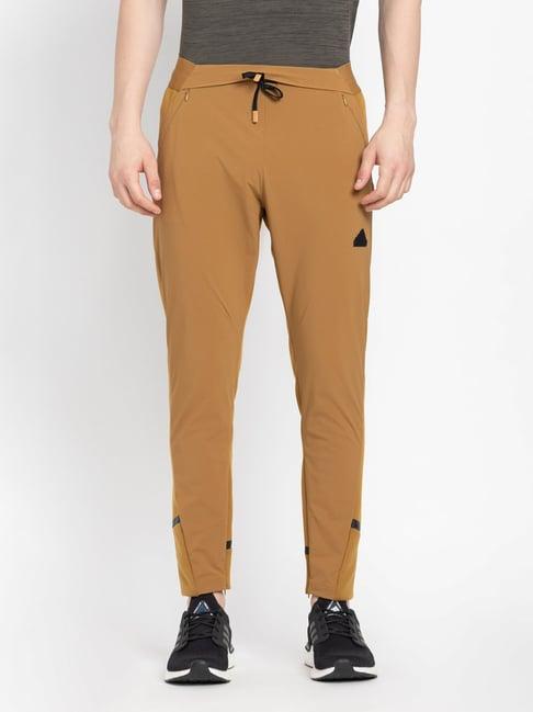 adidas brown loose fit designed for gameday sports trackpants