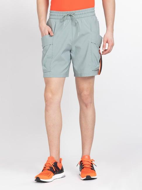 adidas sea green regular fit city escape cargo shorts