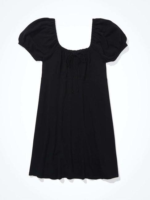 american eagle outfitters black a-line dress