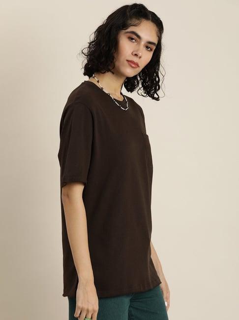 dillinger brown oversized t-shirt