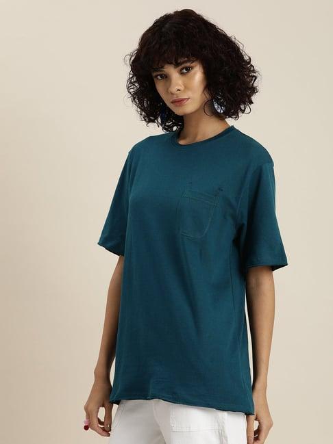 dillinger teal oversized t-shirt