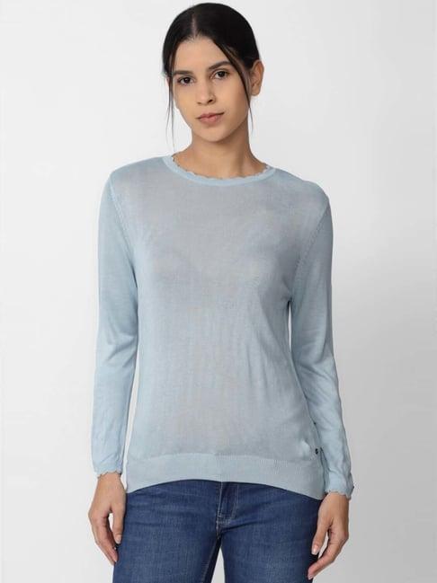 van heusen blue regular fit top