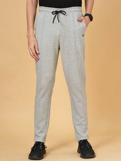 ajile by pantaloons grey slim fit sports trackpants