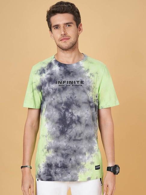 street 808 by pantaloons multicolored regular fit printed t-shirt