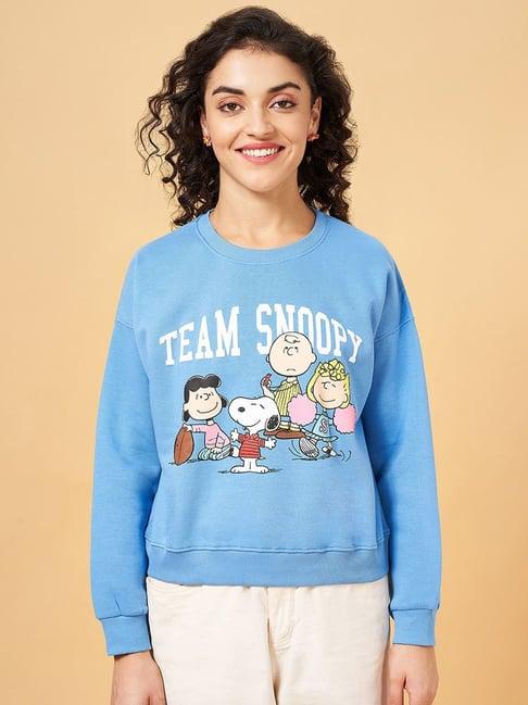 honey by pantaloons blue printed sweatshirt