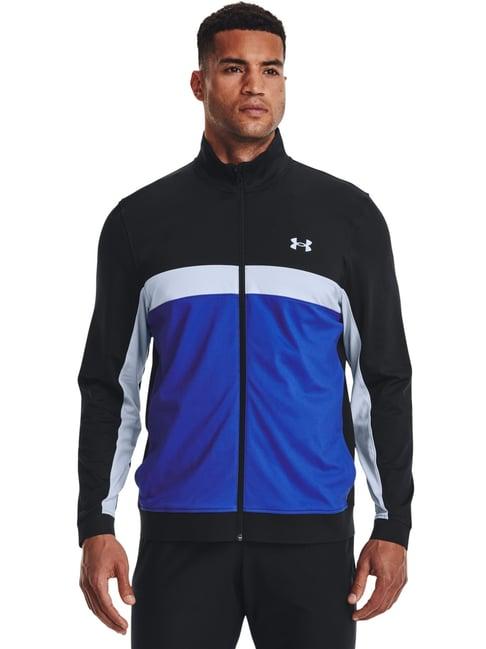 under armour black regular fit colour block sweatshirt