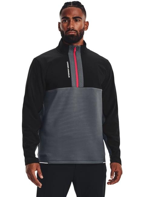 under armour grey & black regular fit sweatshirt