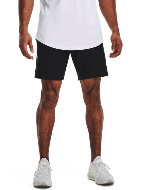 under armour black fitted sports shorts