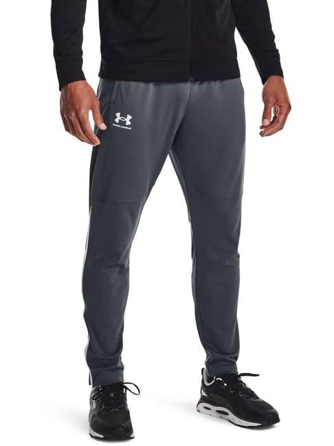 under armour gray fitted sports trackpants