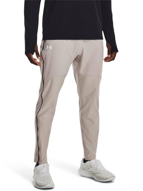 under armour grey fitted sports trackpants