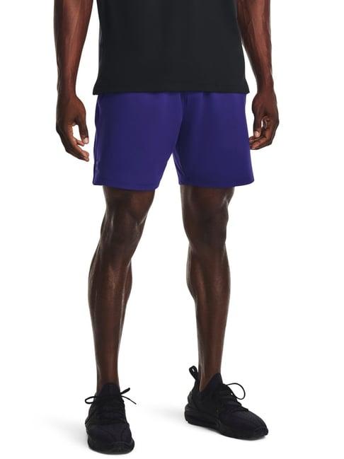 under armour blue super fit sports shorts