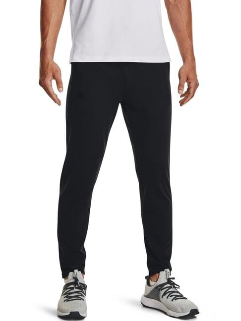 under armour black fitted sports trackpants