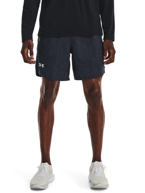 under armour grey super fit printed sports shorts