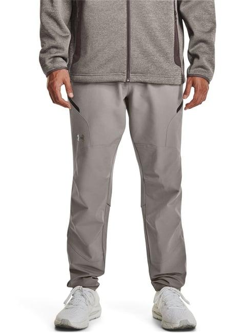 under armour grey fitted sports trackpants