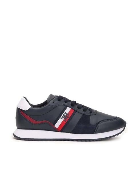 tommy hilfiger men's navy casual sneakers