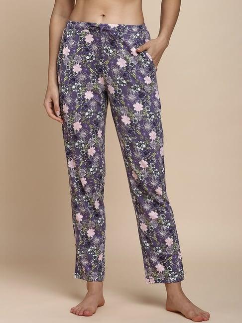 van heusen purple floral print pyjamas