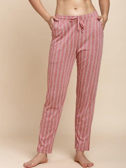 van heusen peach printed pyjamas