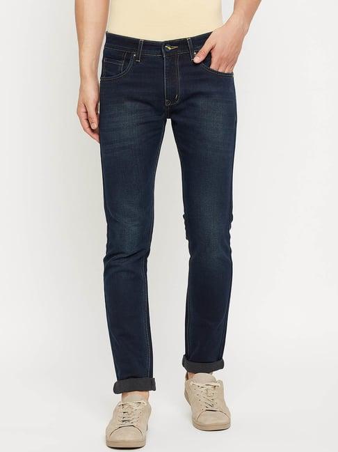 duke dark blue slim fit jeans