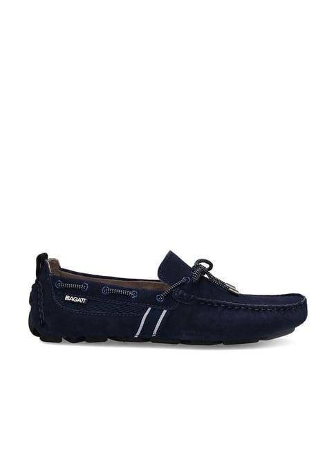 bagatt men's hexa blue boat shoes