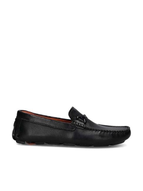 bagatt men's hexa black loafers