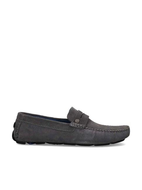 bagatt men's hexa grey loafers