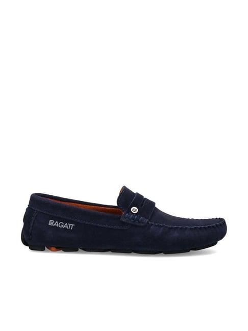 bagatt men's hexa blue loafers