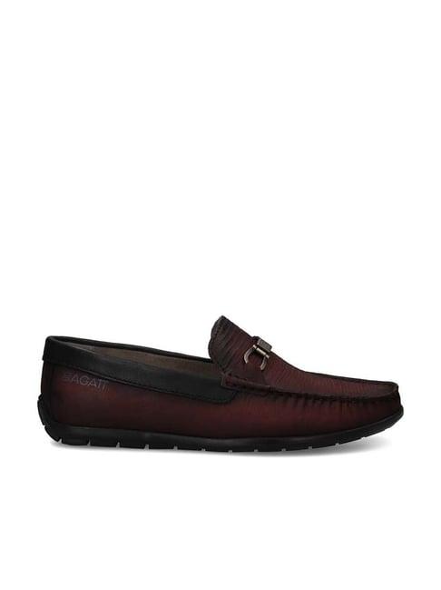 bagatt men's xline burgundy loafers