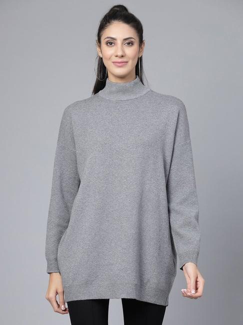 mafadeny grey regular fit pullover