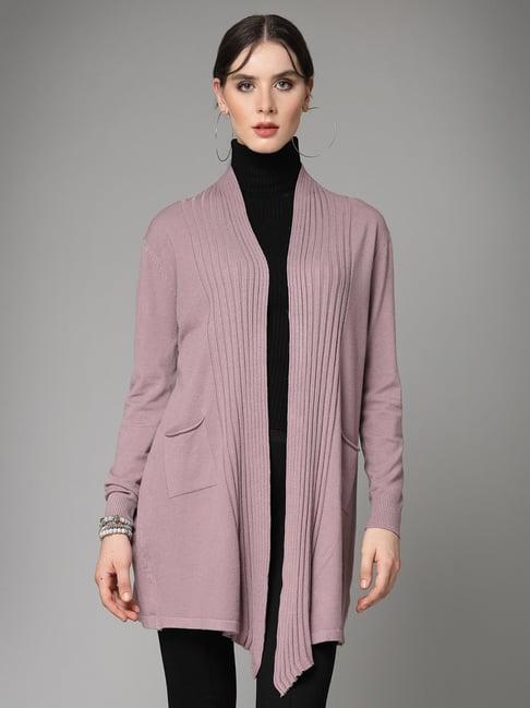 mafadeny mauve long shrug