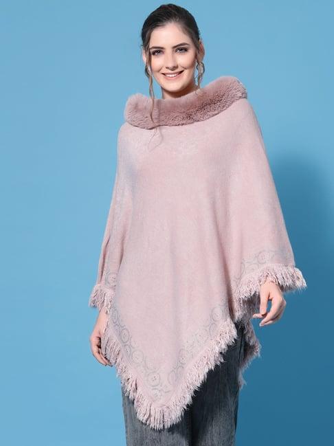 mafadeny peach poncho