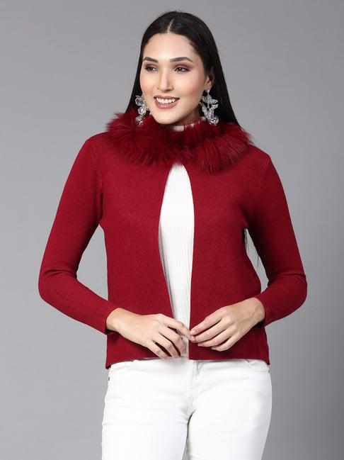 mafadeny red shrug