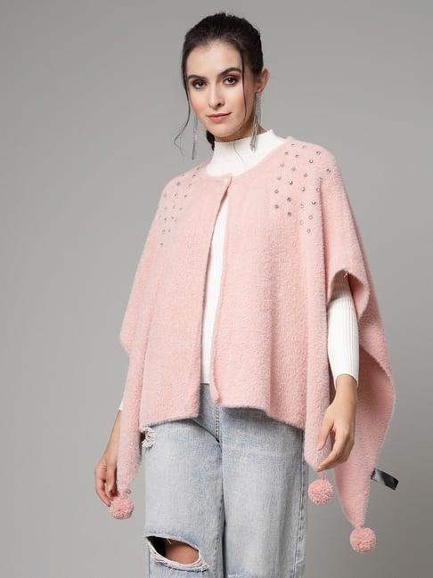 mafadeny peach poncho